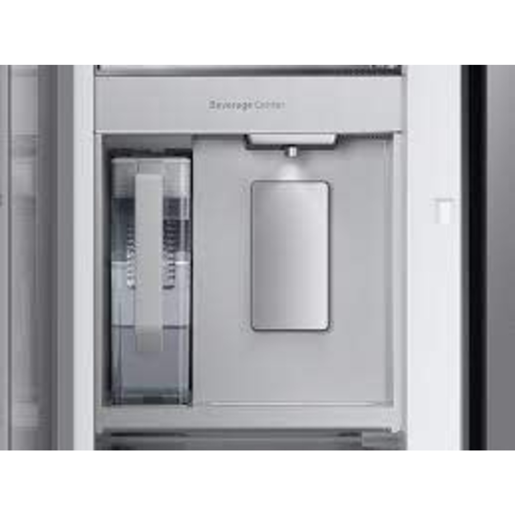 SAMSUNG #*RF30BB6600QLAA Bespoke 30 cu. ft. 3-Door French Door Smart Refrigerator with Beverage Center in Stainless Steel, Standard Depth
