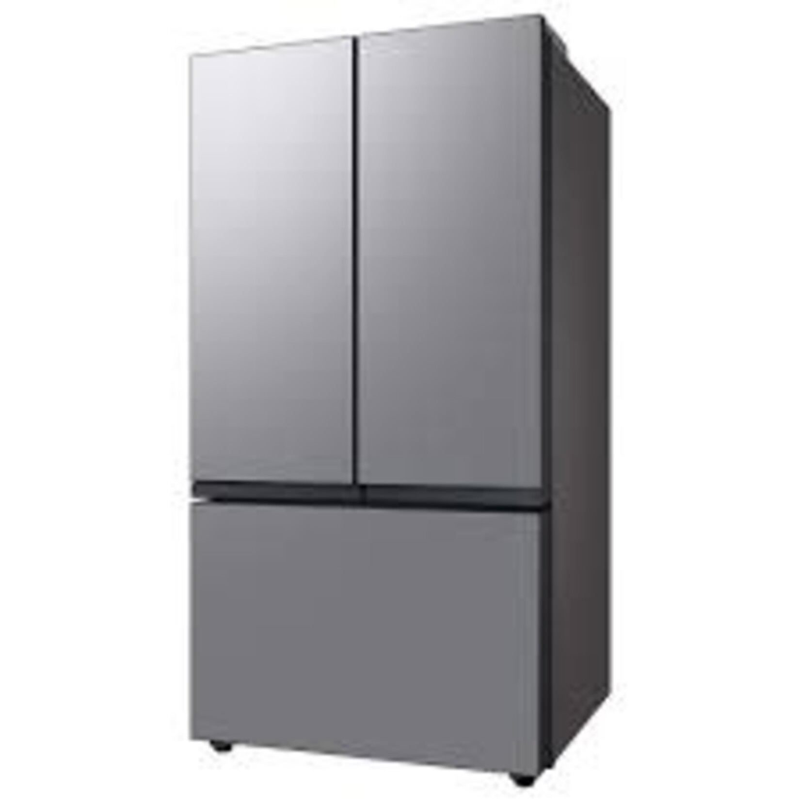 SAMSUNG #*RF30BB6600QLAA Bespoke 30 cu. ft. 3-Door French Door Smart Refrigerator with Beverage Center in Stainless Steel, Standard Depth