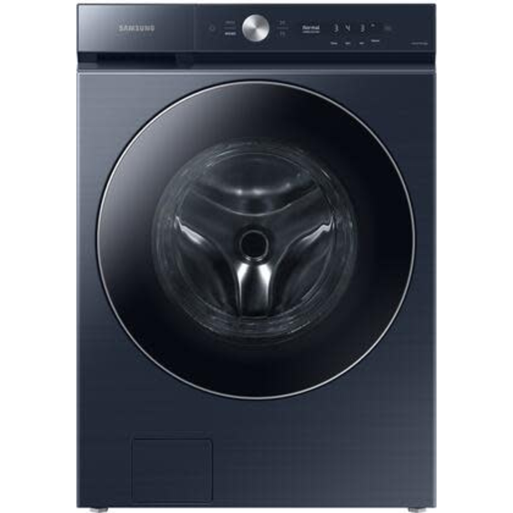 SAMSUNG #DVE53BB8900D  Samsung Bespoke 7.6-cu ft Stackable Steam Cycle Smart Electric Dryer (Brushed Navy) ENERGY STAR