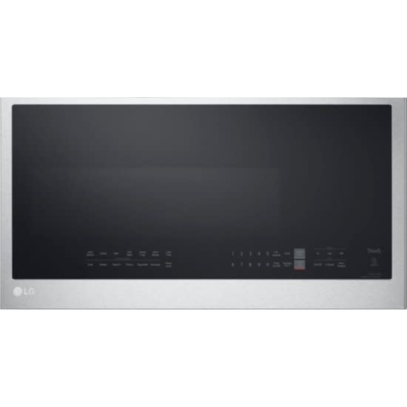 LG #MVEL2033F Smart 30 in. W 2 cu. ft. Over the Range Microwave with EasyClean 1,050-Watt in PrintProof Stainless Steel