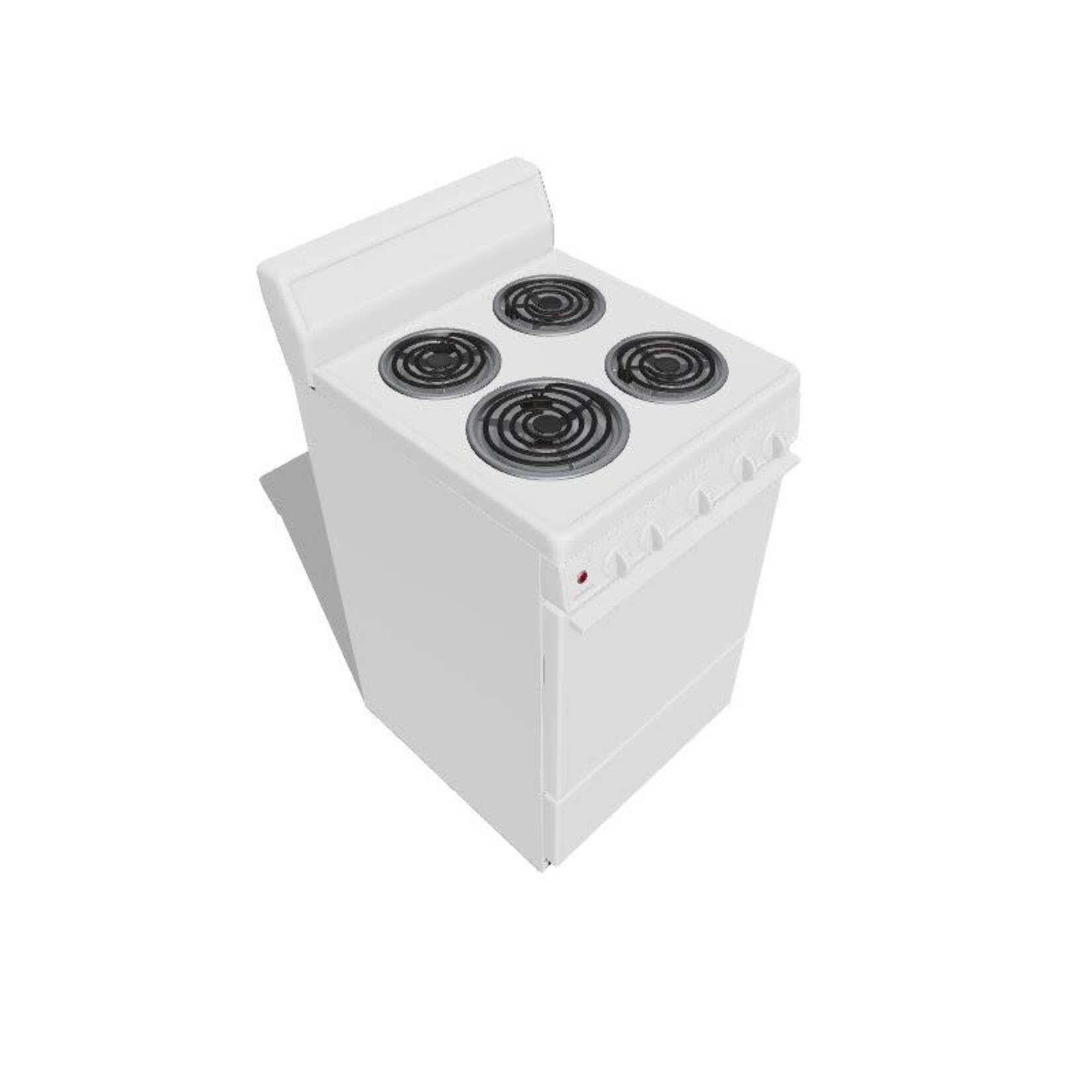 EAK10MOO Holiday 20-in 4 Elements 2.4-cu ft Freestanding Electric Range (White)