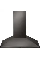 hced3615d 36 in. Smart Wall Mount Range Hood with LED Lighting in Black Stainless Steel