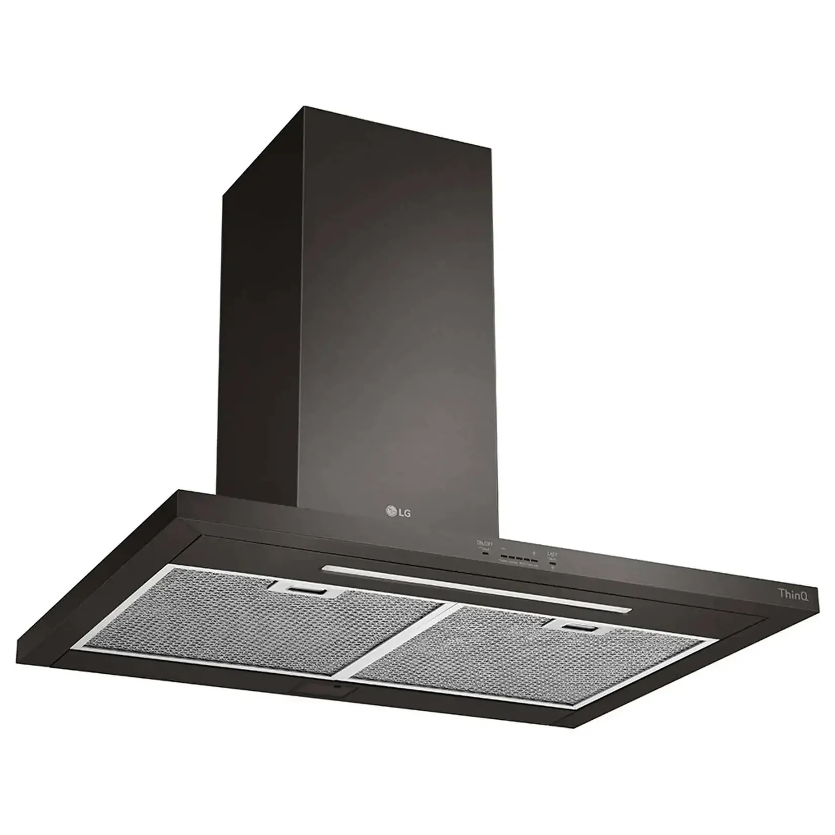 LG *L.G HCED3615D-36 in. Smart Wall Mount Range Hood with LED Lighting in Black Stainless Steel