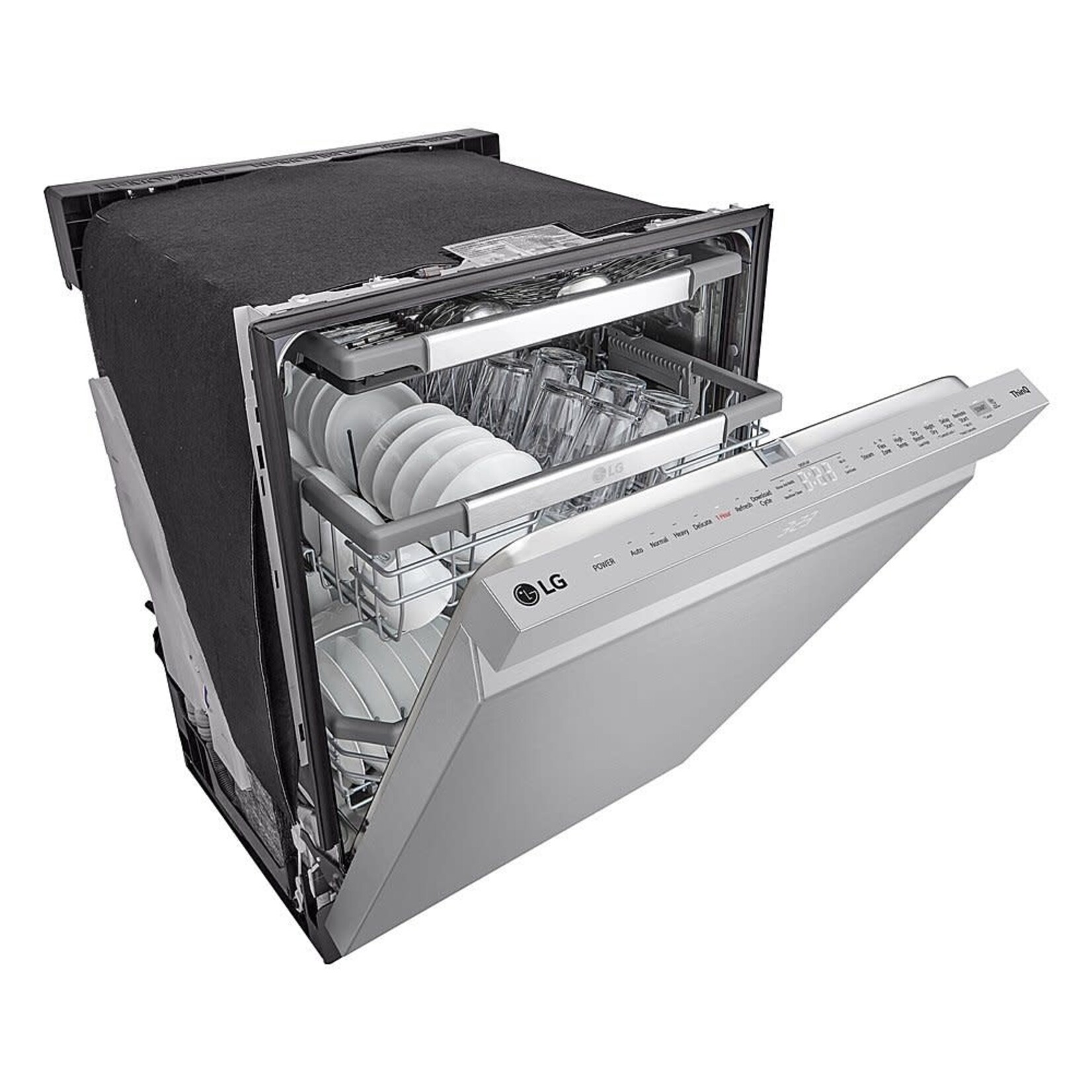 LG #LDPH7972S - LG 24" Top Control Smart Built-In Stainless Steel Tub Dishwasher with 3rd Rack, QuadWash Pro and 42dba - PrintProof Stainless Steel