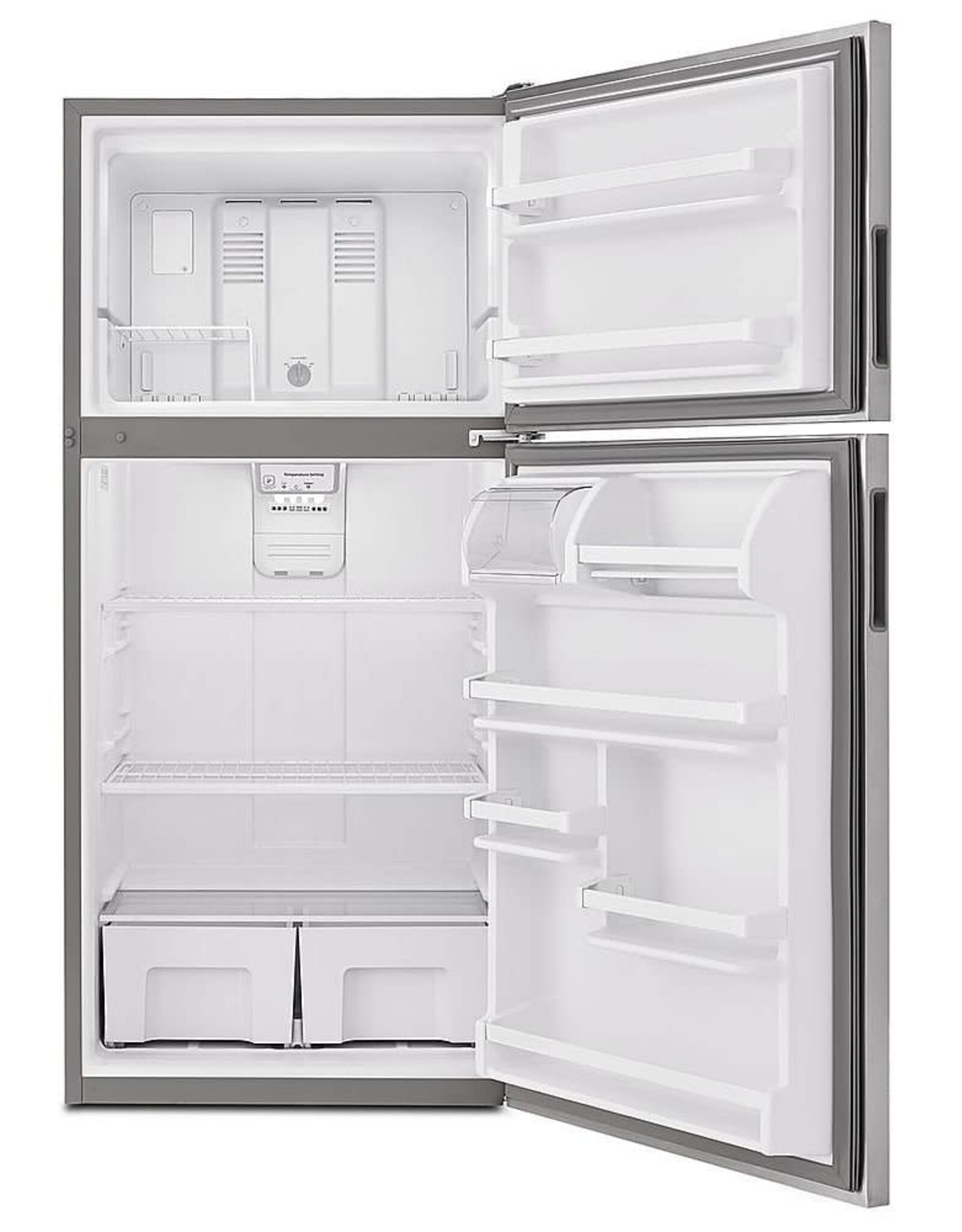 AMANA ART308FFDM  Amana - 18.2 Cu. Ft. Top-Freezer Refrigerator - Stainless Steel