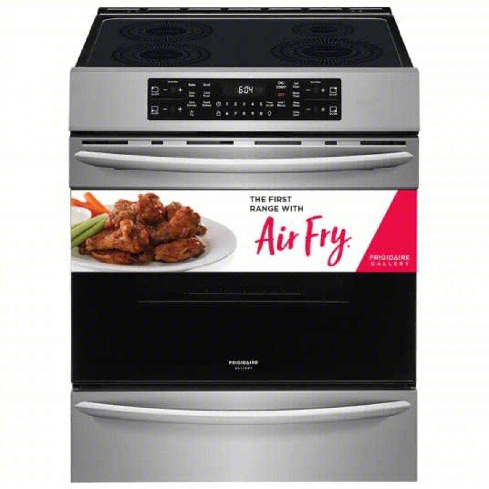 Frigidaire #*CGIH3047VF - Frigidaire Gallery Electric 30 in. 6.2 cu.ft Slide-in Induction Front Control Range with Air fryer and Total Convection