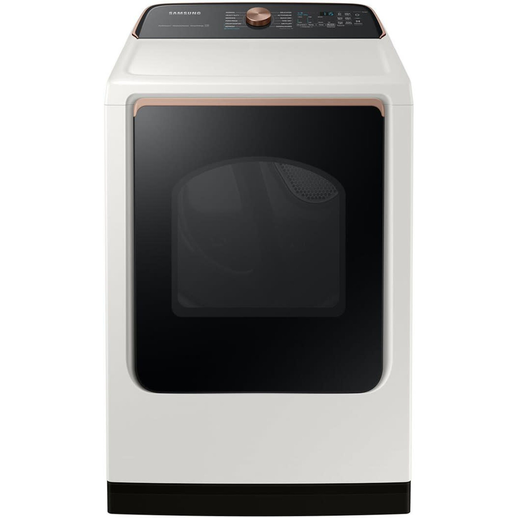 SAMSUNG #DVE55A7300E - Samsung 7.4 cu. ft. Smart Electric Dryer with Steam Sanitize+ in Ivory