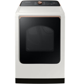 SAMSUNG DVE55A7300E  7.4 cu. ft. Smart Ivory Electric Dryer with Steam Sanitize