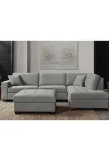 Thomasville Thomasville Miles Fabric Sectional with Storage Ottoman