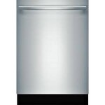 BOSCH SHX84AAF5N Bosch 100 Series Top Control 24-in Built-In Dishwasher (Stainless Steel), 48-dBA