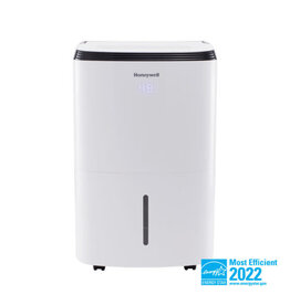 HONEYWELL TP70WKNR Honeywell - Smart WiFi Energy Star Dehumidifier for Basements & Rooms Up to 4000 Sq.Ft. with Alexa Voice Control & Anti-Spill Design - White