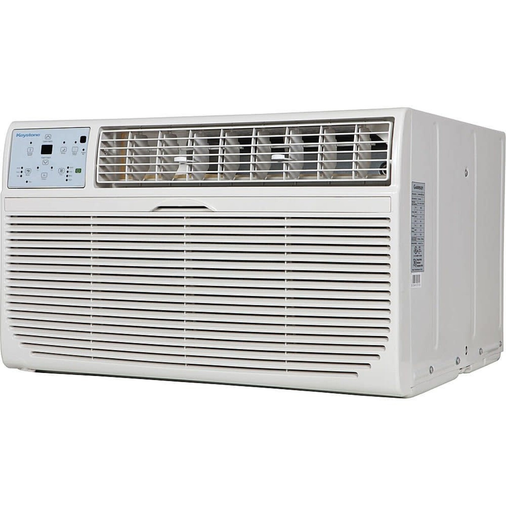 #KSTAT08-1C Keystone 8,000 BTU 115V Through-The-Wall AC Remote Dehumidifier Sleep Mode 24H Timer for Rooms up to 350 sq. ft.