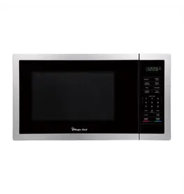 MAGIC CHEF Magic Chef MC99MST Countertop Microwave Oven, 900 Watts, Stainless Steel