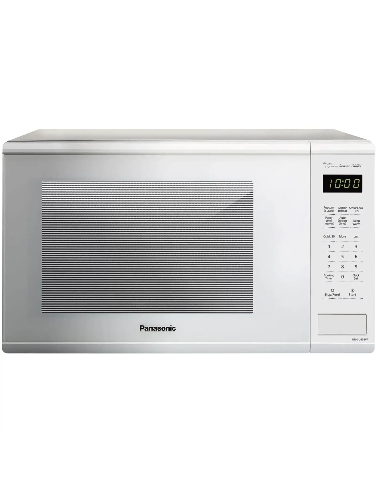 PANASONIC NN-SU656W Panasonic Panasonic Genius Sensor 1.3-Cu. Ft. 1100W Countertop Microwave Oven in White