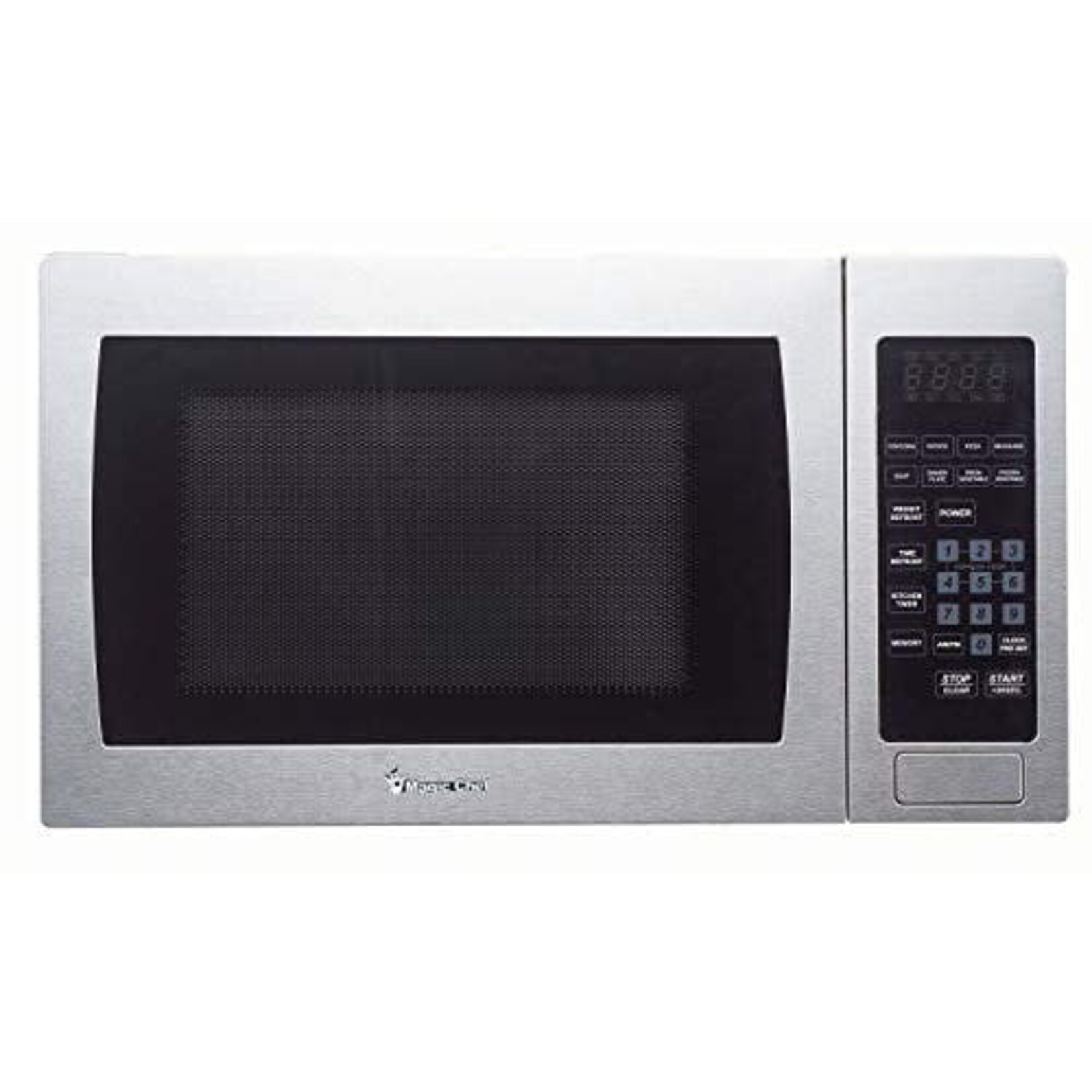#MCM990ST Magic Chef 900W Countertop Oven with Stainless Steel Front  0.9 cu.ft. Microwave, 9 cu. Ft
