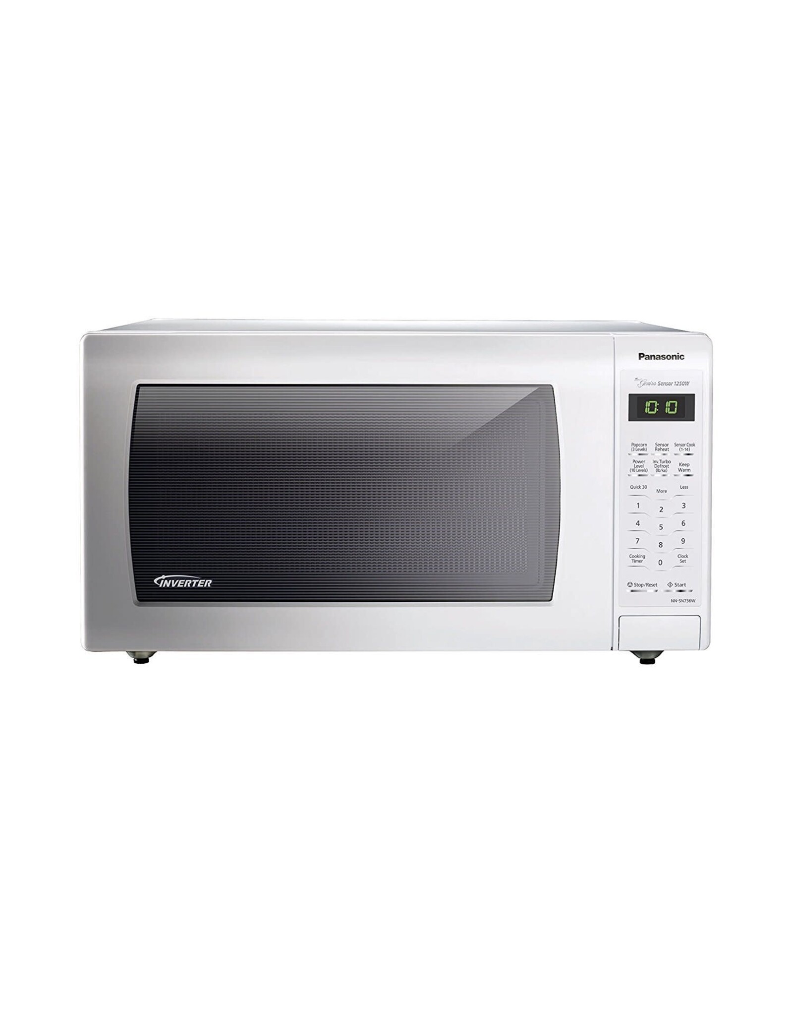 PANASONIC Panasonic 1.6-cu ft 1250-Watt Countertop Microwave (White)