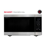 #SMC2266HS Sharp 2.2-Cu. Ft. Countertop Microwave Oven with Inverter Technology in Stainless Steel