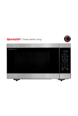 SMC2266HS Sharp 2.2-Cu. Ft. Countertop Microwave Oven with Inverter Technology in Stainless Steel