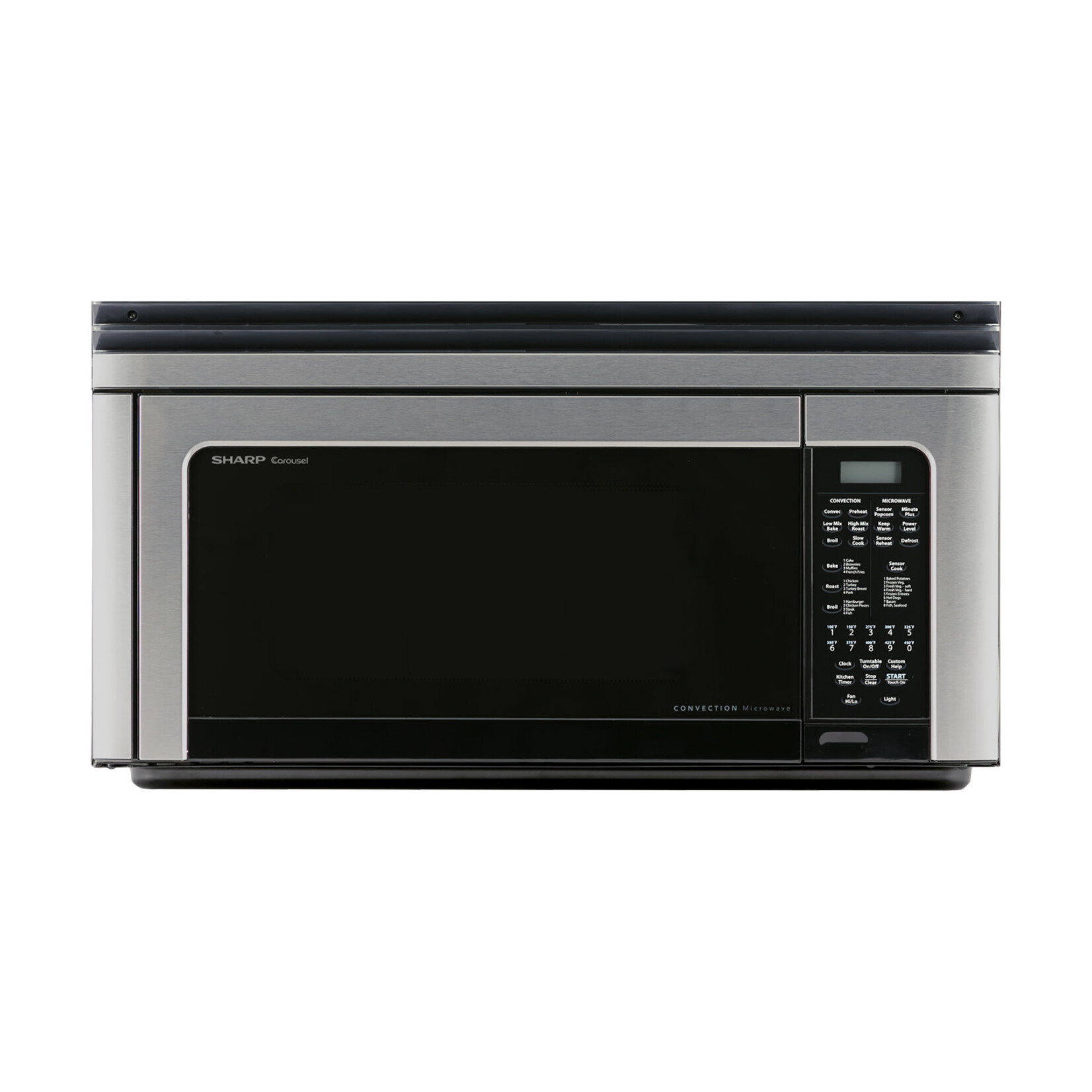 #R1881LSY Sharp 1.1 cu. ft. Over-the-Range Convection Microwave Oven in Stainless Steel