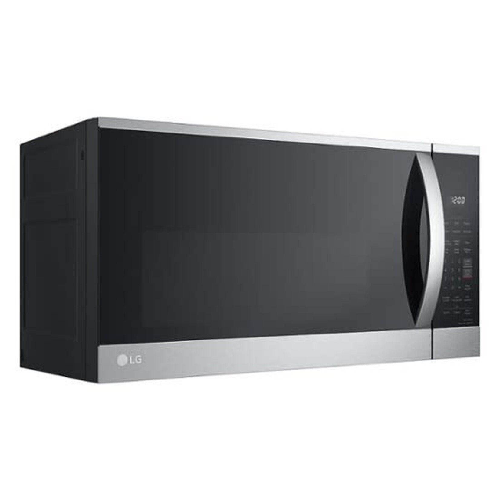 LG #MVEM1825F - LG 1.8-cu ft 1000-Watt Smart Over-the-Range Microwave with Sensor Cooking (Printproof Stainless Steel)