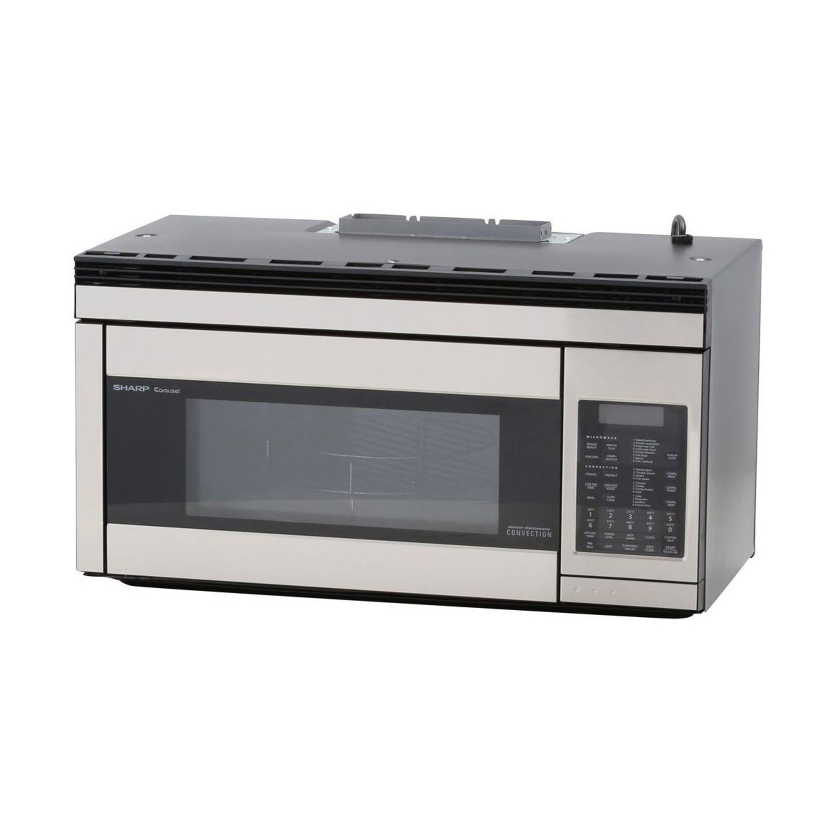 #R1874YA - 1.1 cu. ft. 850W Sharp Stainless Steel Over-the-Range Convection Microwave Oven (R1874TY)