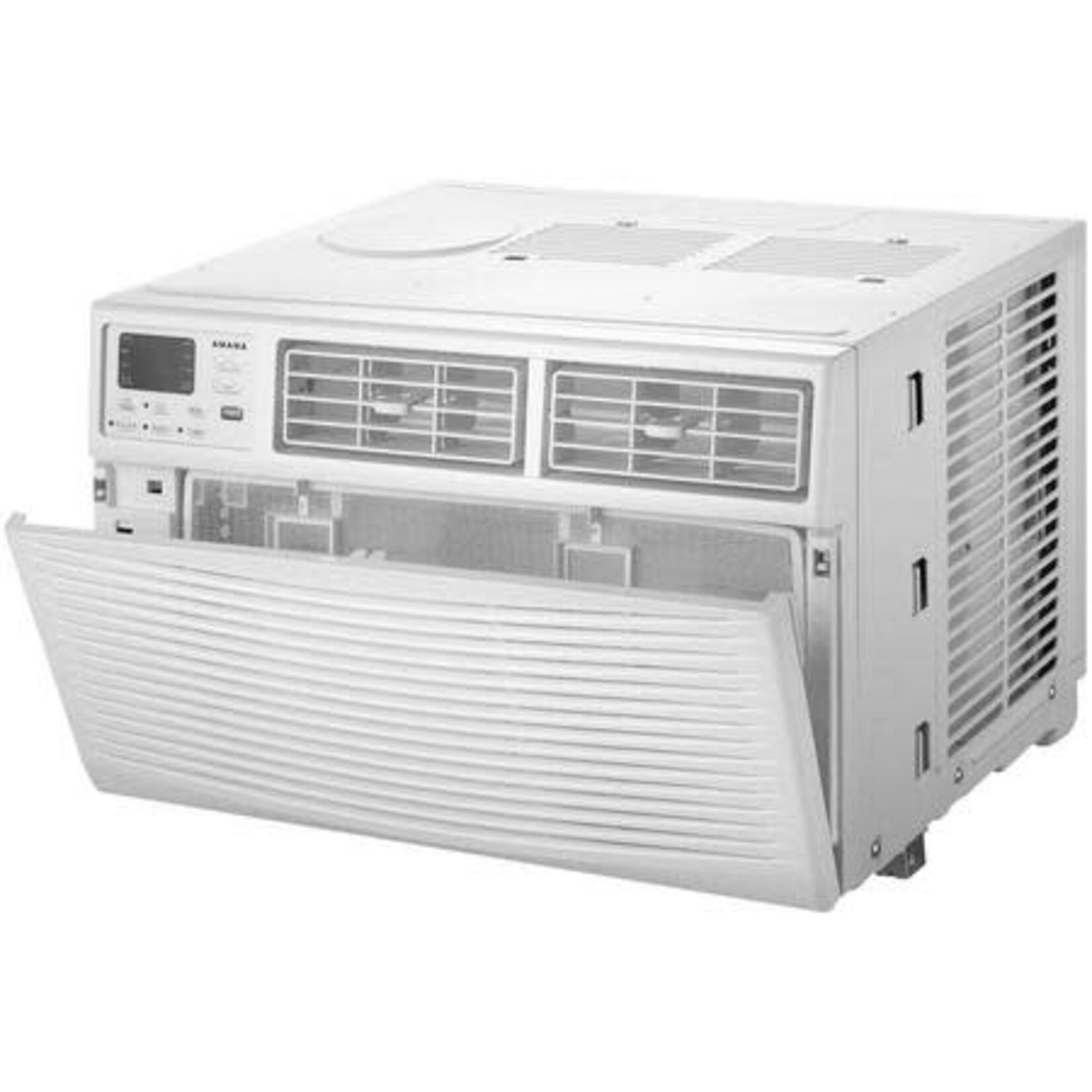 Amana #AMAP242BW Amana 24,000 BTU 230V Window AC w/ Remote for Rooms up to 1500 sq.ft 24-Hour Timer 3-Speed Auto-Restart Digital Display ​White