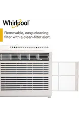 WHIRLPOOL Whirlpool Energy Star 8,000 BTU Window AC w/ Remote Control for Rooms up to 350 Sq. ft. LCD Display Timer Eco, Sleep Mode