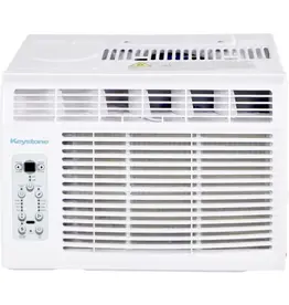 KEYSTONE Keystone Energy Star 12,000 BTU Window-Mounted Air Conditioner with Follow Me LCD Remote Control in White, KSTAW12CE