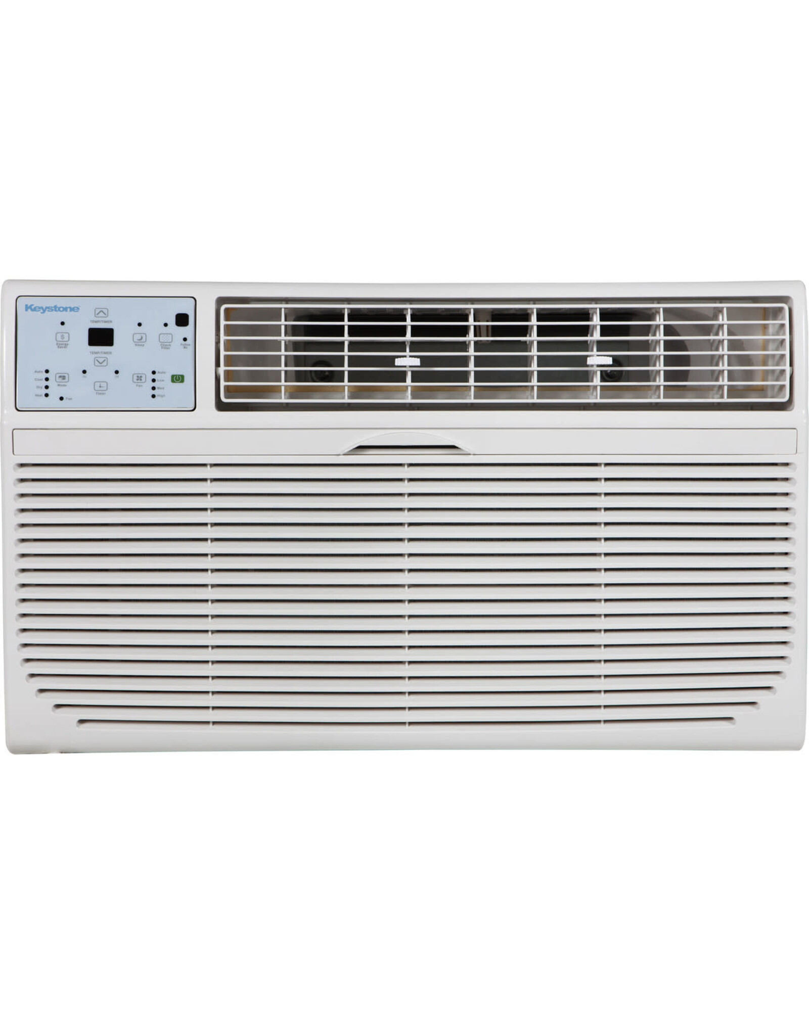 KEYSTONE Keystone 8,000 BTU 115V Through-the-Wall Air Conditioner with 4,200 BTU Supplemental Heat Capability