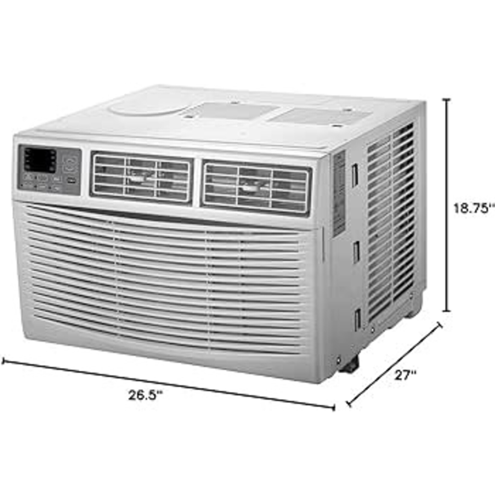 #2AW24000EA  24001 BTU Electronic 230-Volt Plug Window Air Conditioner in White
