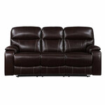1441837 Fallon Leather Power Reclining Sofa with Power Headrests