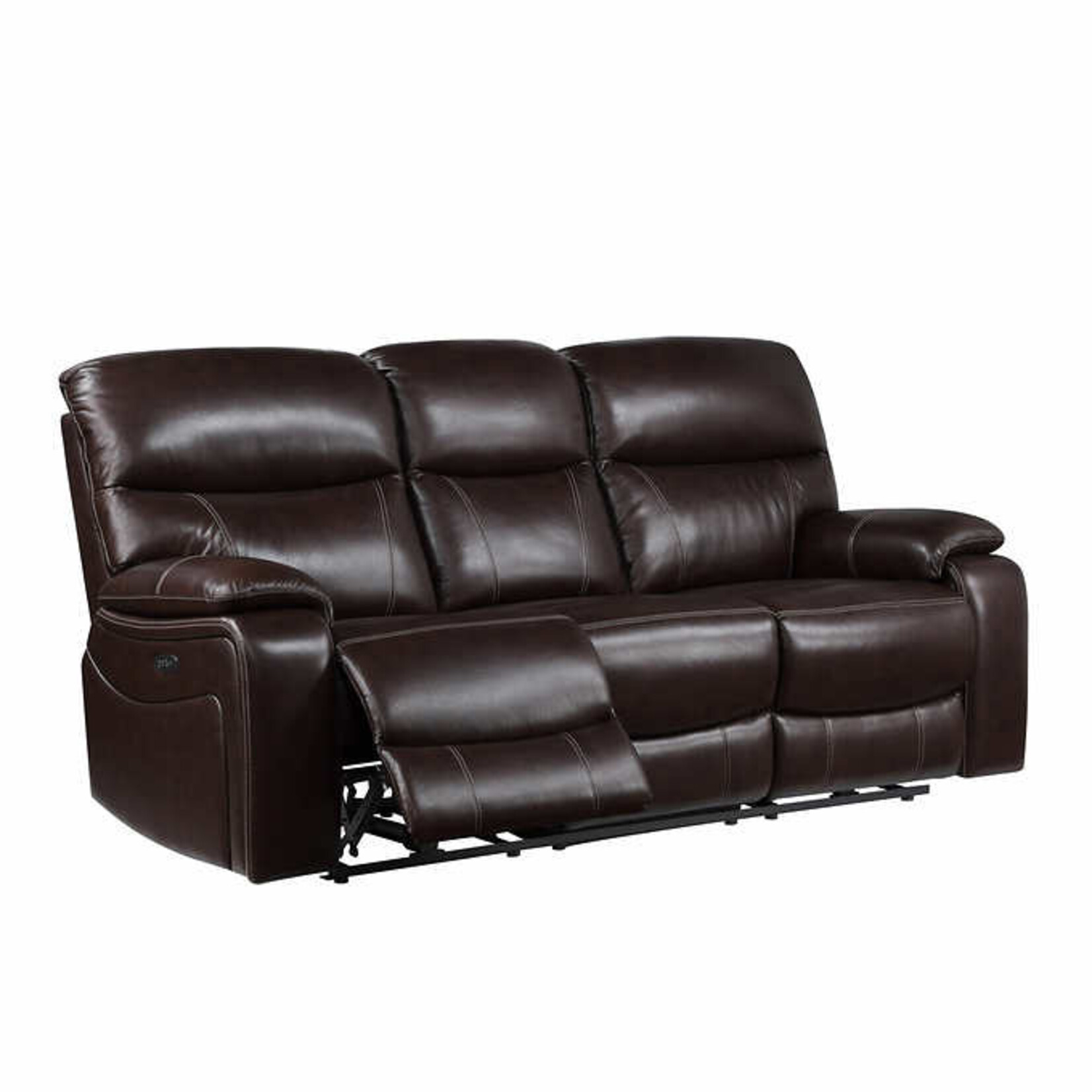 1441837 Fallon Leather Power Reclining Sofa with Power Headrests