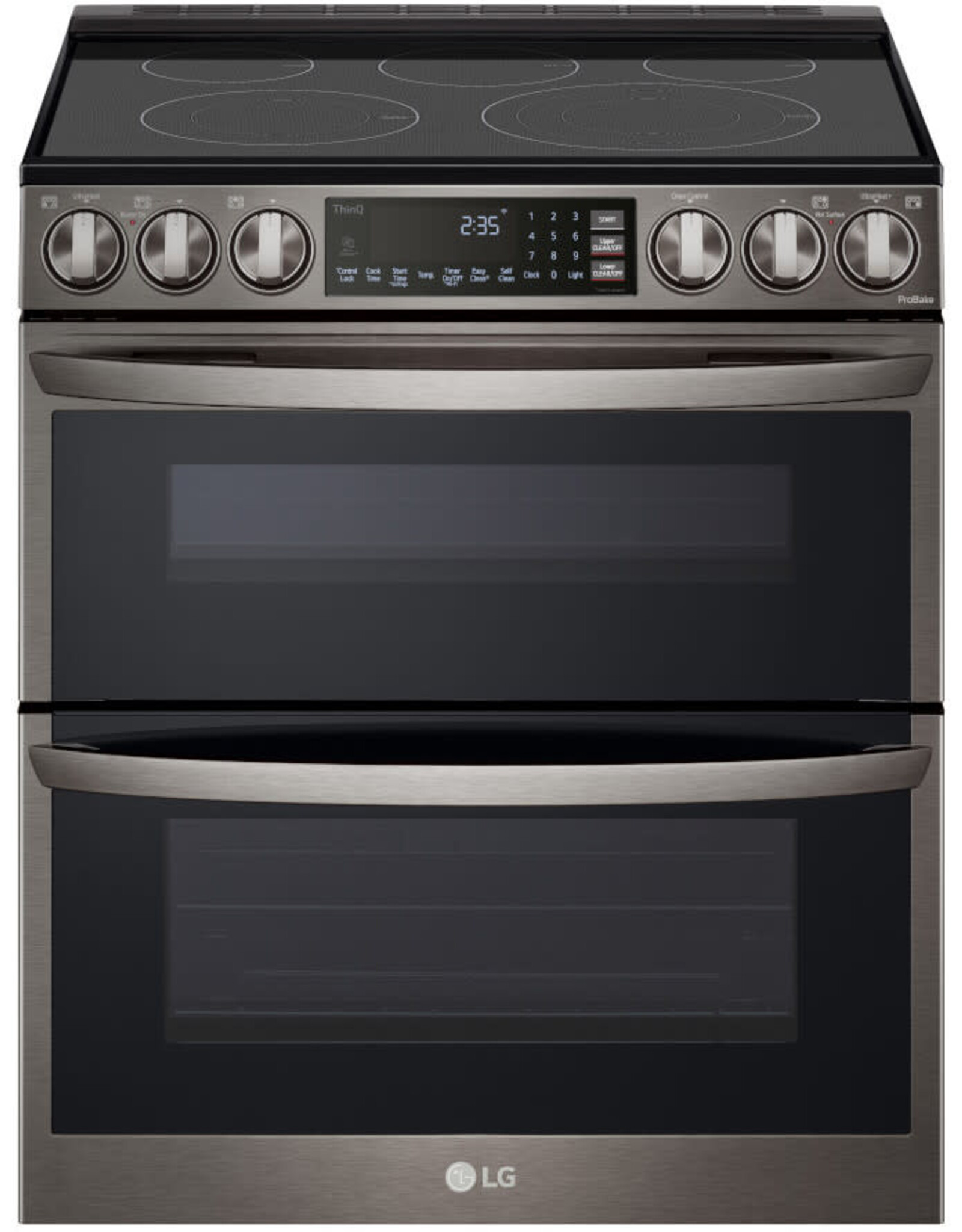 lg LTEL7337D LG 7.3 cu. ft. Smart Electric Double Oven Slide-in Range with InstaView®, ProBake® Convection, Air Fry, and Air Sous Vide