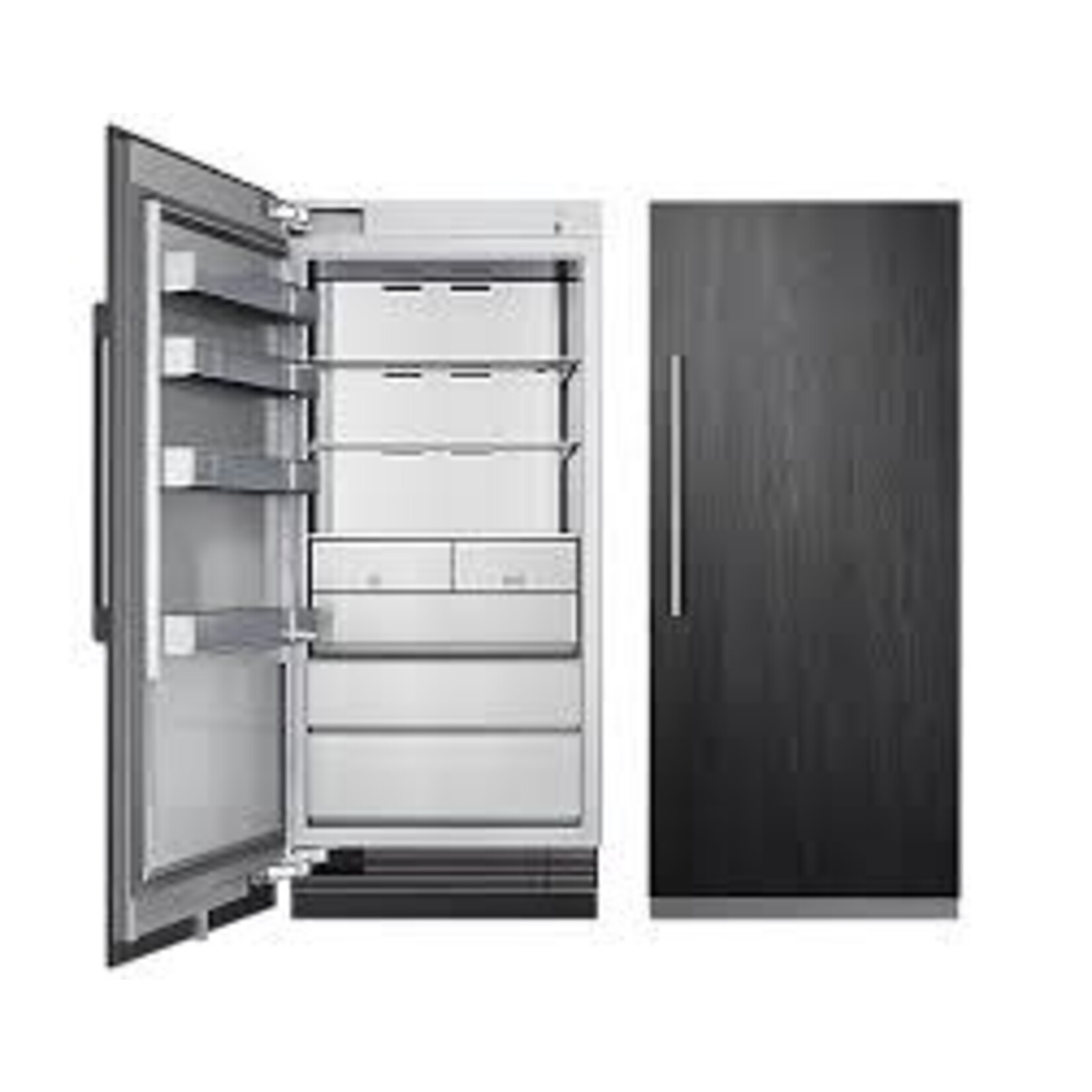 *DRZ36980LAP 36 Inch Panel Ready Freezer Column with 21.4 Cu. Ft Capacity, Push-to-Open™ Door Assist, SteelCool™ Interior, Dual Ice Makers, Power Freeze, Tempered Spill-Proof Shelving, IQ Remote Diagnostics™ and ENERGY STAR®: Left Hinge
