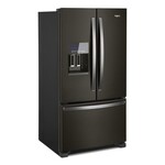 Whirlpool * WRF555SDHV 25 cu. ft. French Door Refrigerator in Fingerprint Resistant Black Stainless