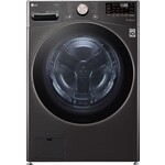 LG #WM4000HBA - LG 27 in. 4.5 cu. ft. Black Steel Ultra Capacity Front Load Washing Machine with TurboWash360 (CPS Warranty)