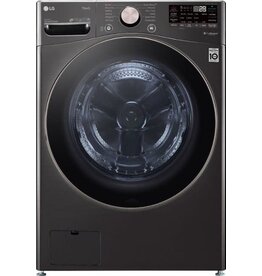 lg WM4000HBA 27 in. 4.5 cu. ft. Black Steel Ultra Capacity Front Load Washing Machine with TurboWash360