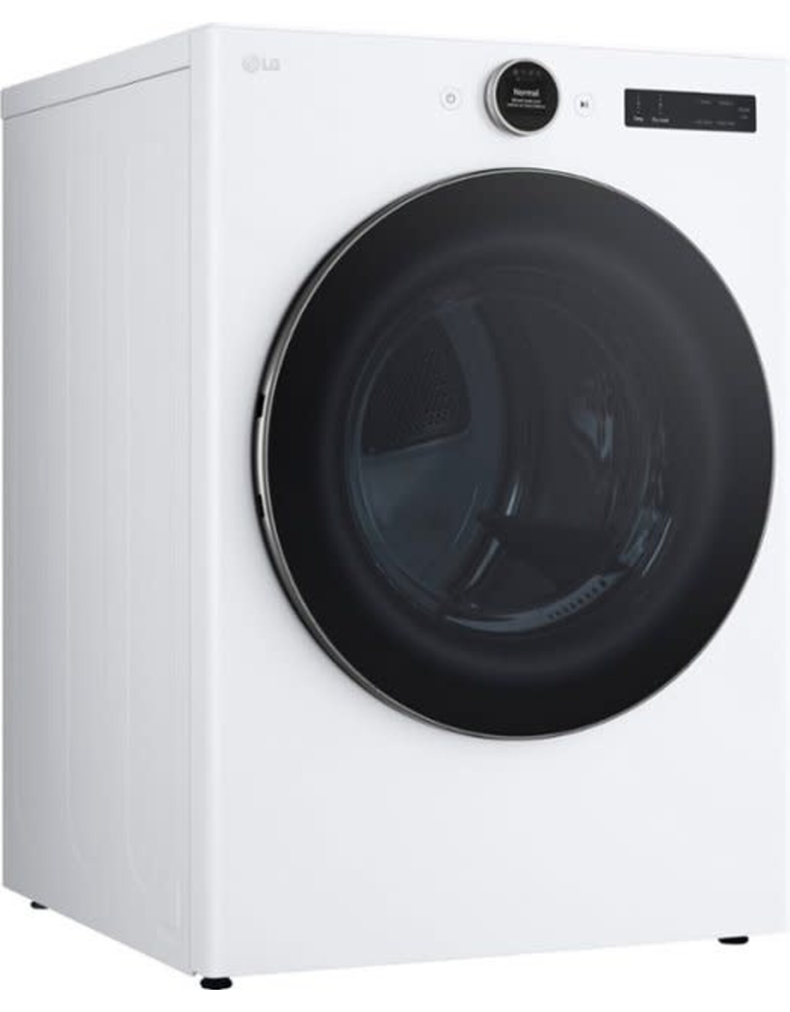 lg DLEX5500W  LG 7.4 cu. ft. Vented Stackable SMART Electric Dryer in White with TurboSteam and AI Sensor Dry Technology