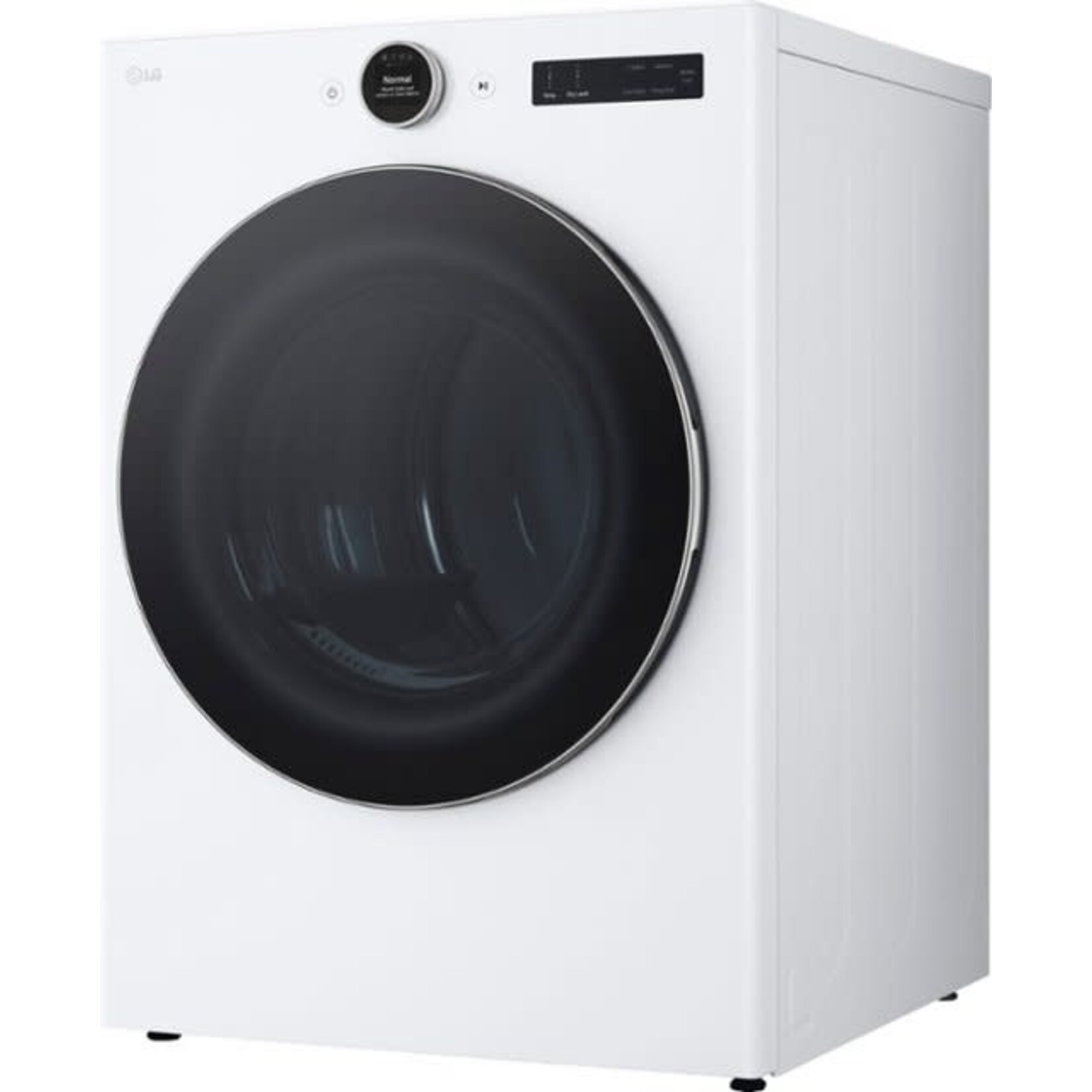 LG *DLEX5500W  LG 7.4 cu. ft. Vented Stackable SMART Electric Dryer in White with TurboSteam and AI Sensor Dry Technology