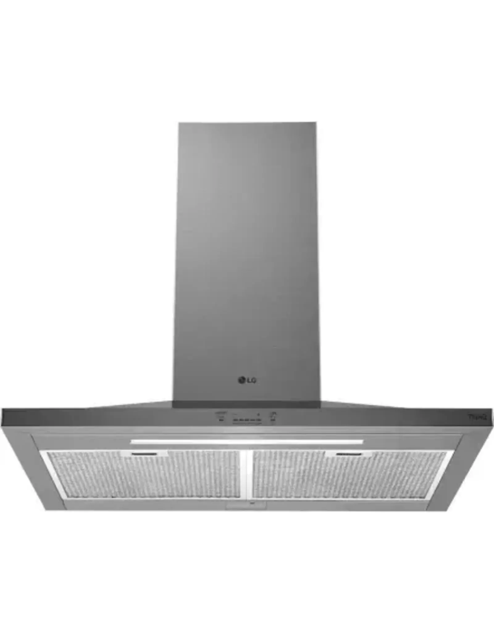 lg HCED3615S 36 in. Smart Wall Mount Range Hood with LED Lighting in Stainless Steel