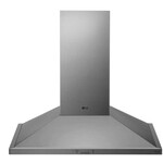 LG *HCED3015S 30 in. Smart Wall Mount Range Hood with LED Lighting in Stainless Steel