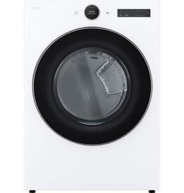 lg DLGX5501W  LG 7.4 cu. ft. Vented Stackable SMART Gas Dryer in White with TurboSteam and AI Sensor Dry Technology