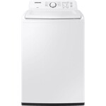 SAMSUNG WA40A3005AW  27 in. 4.0 cu. ft. Capacity White Top Load Washer, Agitator, with Soft Close Lid