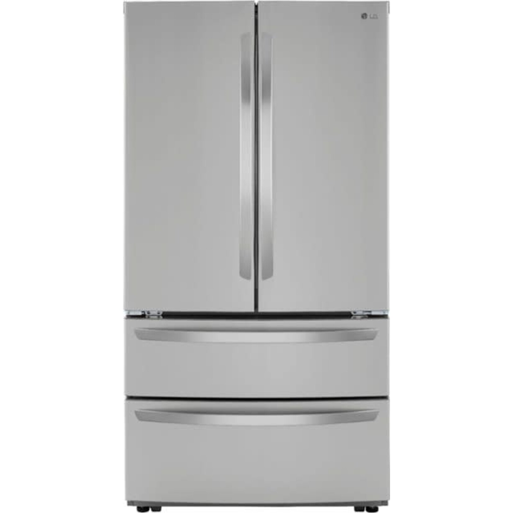 LG Electronics #LMWS27626S LG - 26.9 Cu. Ft. 4-Door French Door Refrigerator with Internal Water Dispenser - Stainless Steel