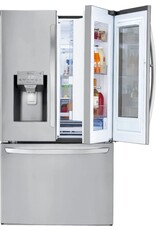 LG Electronics LFXS28596S 28 cu. ft. 3 Door French Door Smart Refrigerator with InstaView Door-in-Door in PrintProof Stainless Steel