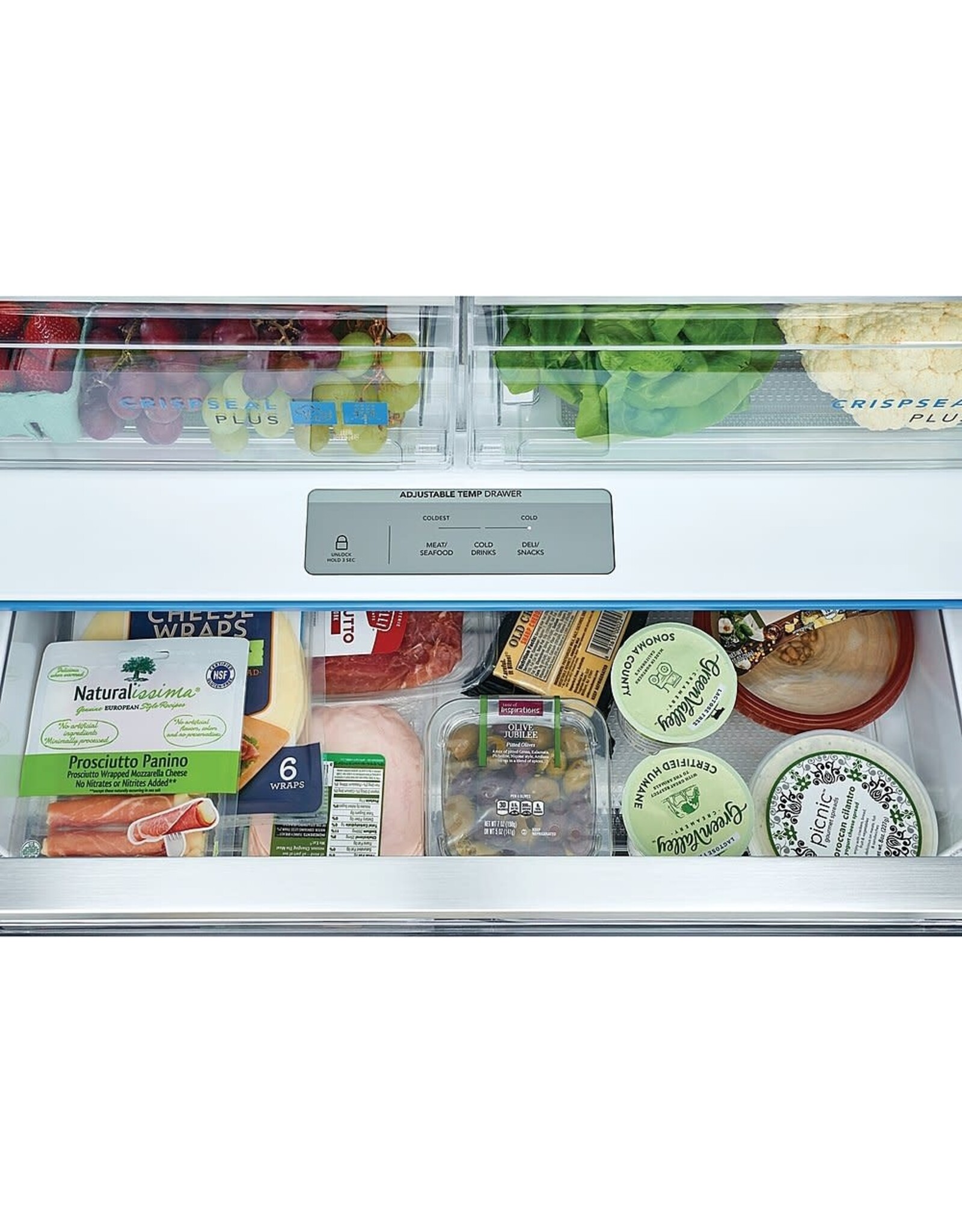 FRIGIDAIRE GRFS2853AF 27.8 cu. ft. French Door Refrigerator in Smudge-Proof Stainless Steel