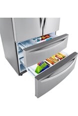 LG Electronics LMWC23626S 23 cu. ft. 4-Door French Door Refrigerator with 2 Freezer Drawers in PrintProof Stainless Steel, Counter Depth