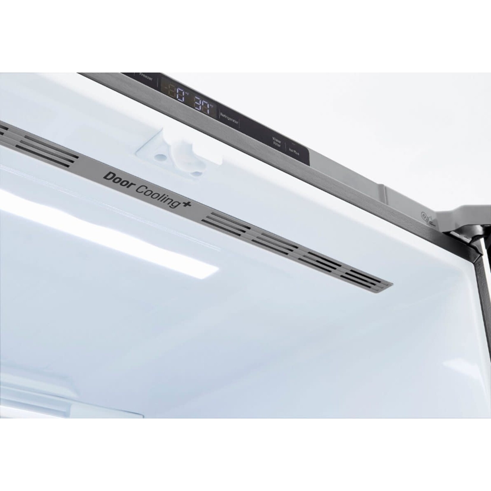 LG Electronics LMWC23626S 23 cu. ft. 4-Door French Door Refrigerator with 2 Freezer Drawers in PrintProof Stainless Steel, Counter Depth