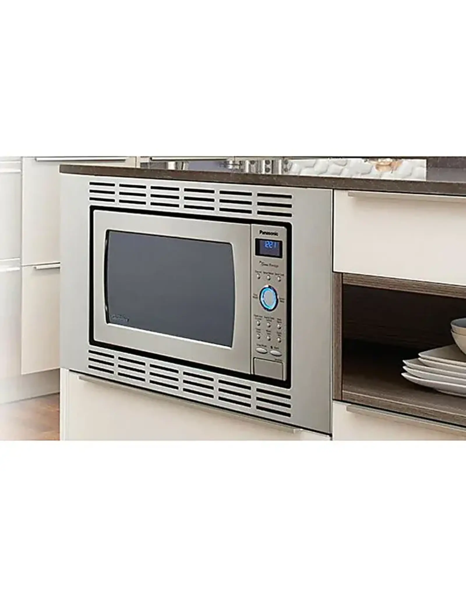 PANASONIC Panasonic 1.6 Cu. Ft. Built-In/Countertop Cyclonic Wave Microwave Oven with Inverter Technology, Stainless Steel NN-SD775S