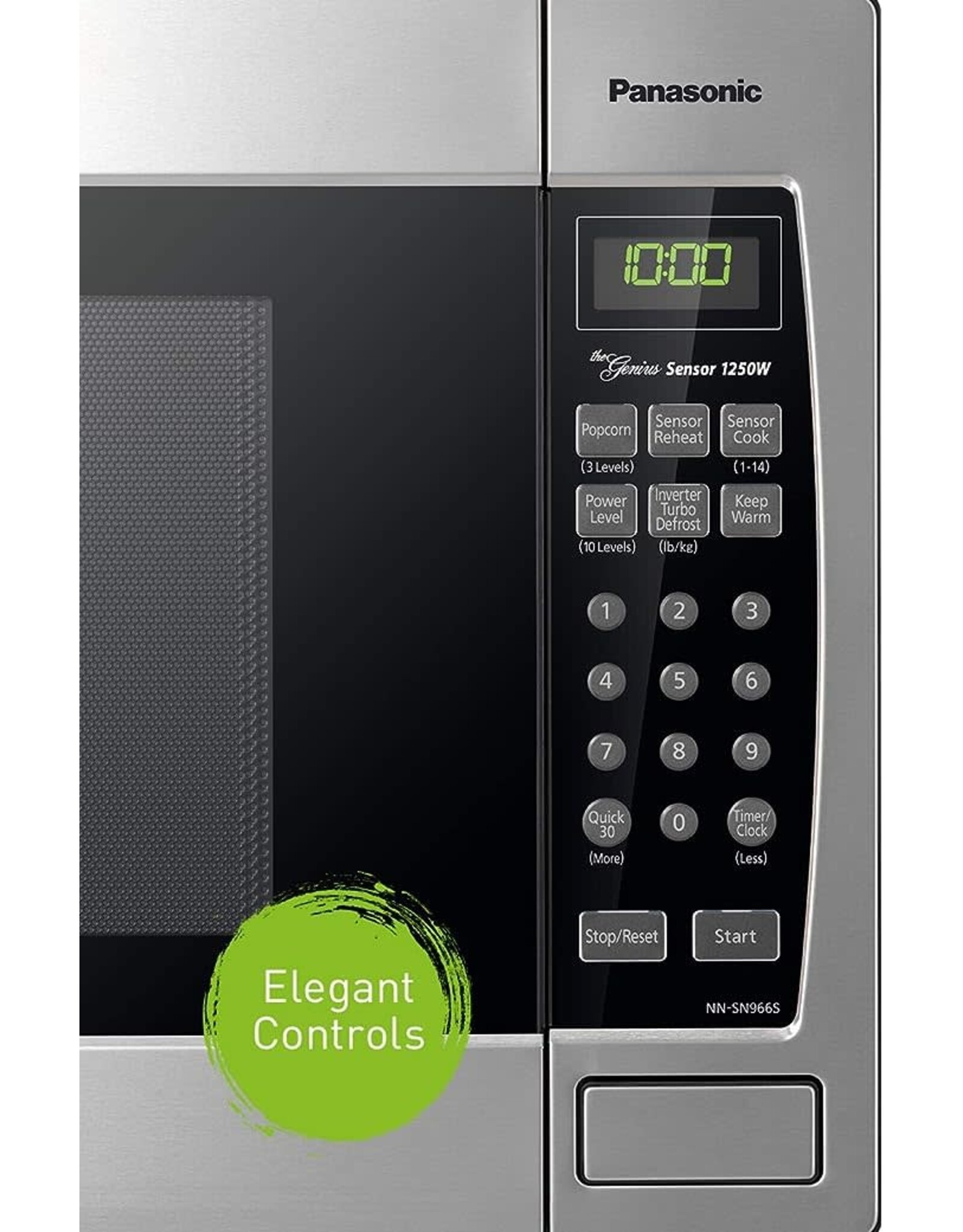 Panasonic NNSN966S Microwave Oven Stainless Steel 2.2 cu ft. Black